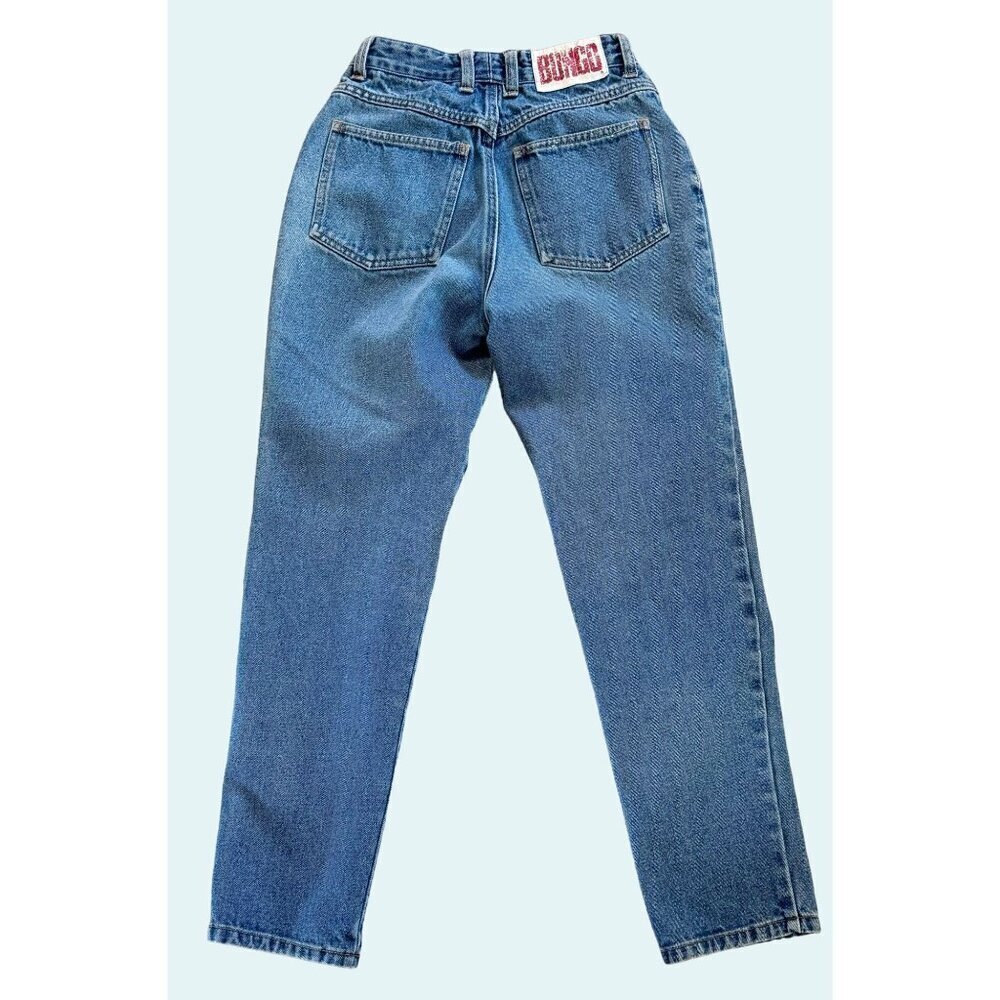 Vintage BONGO Hi Rise Straight Leg Mom Jeans 80s / 90s Size 24 - Picture 5 of 8
